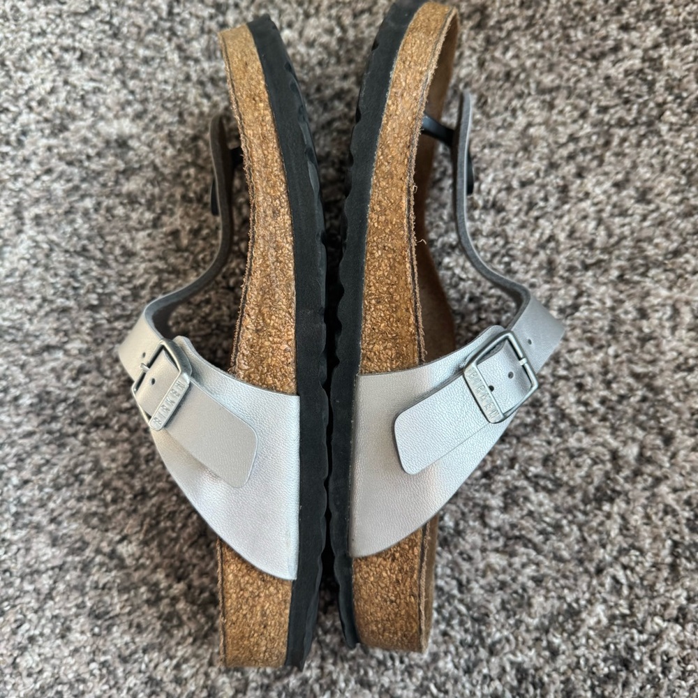 Birkenstock gizeh birko-flor sandal silver - Picture 4 of 8